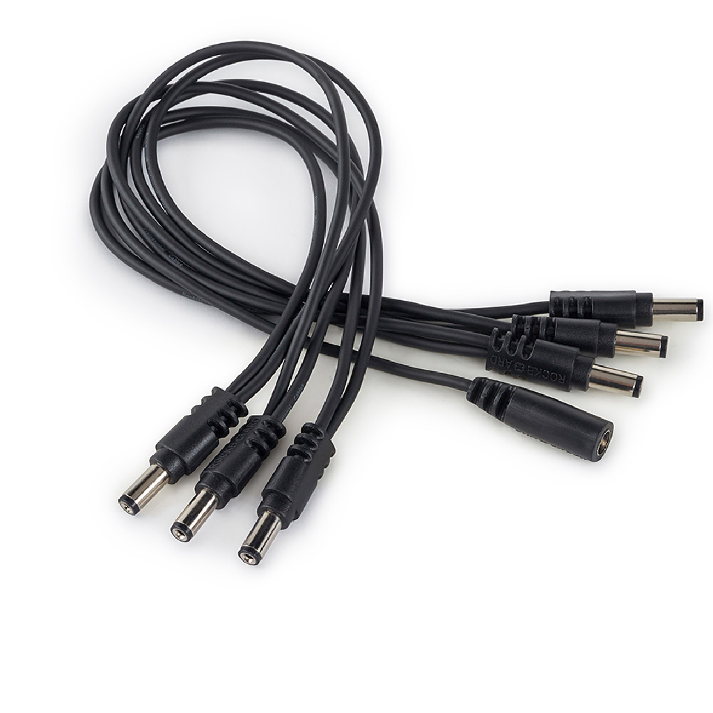 Warwick RockBoard Flat Daisy Chain Cable 6 Outputs Straight
