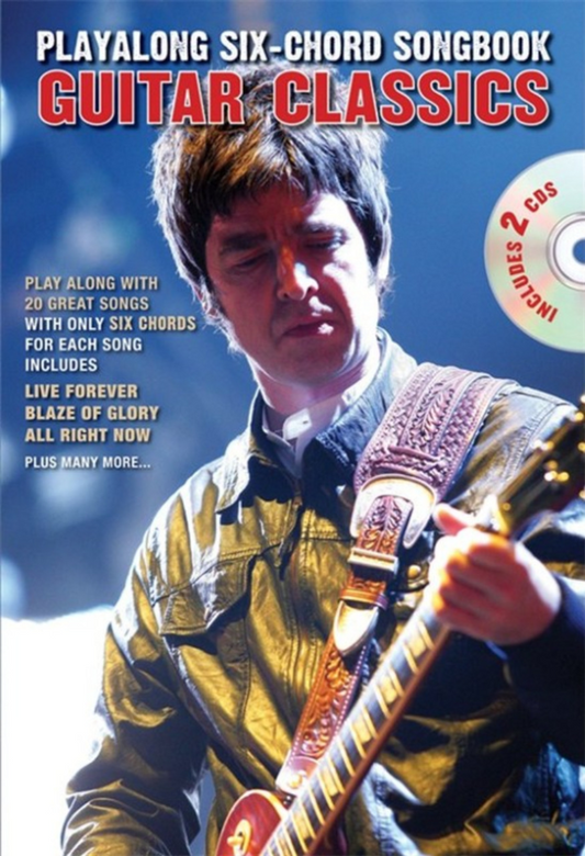 Playalong 6 Chord Songbook Guitar Book & CD
