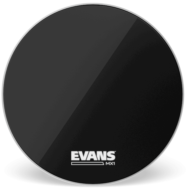 Evans MX1 Black Marching 32" Bass Drum Head