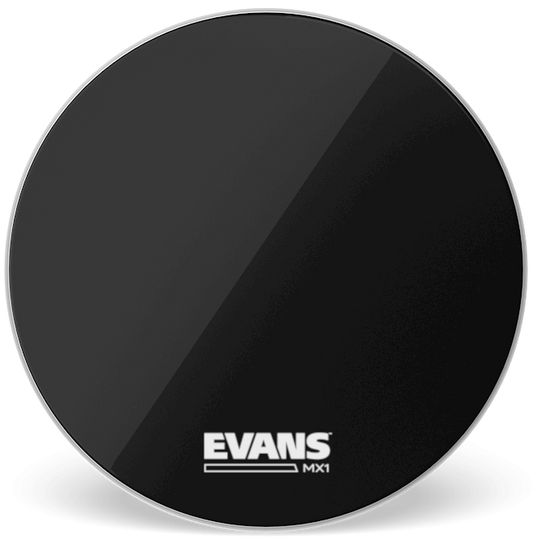 Evans MX1 Black Marching 32" Bass Drum Head