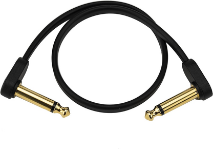 D'Addario 1' Right Angle to Right Angle Flat Patch Cable