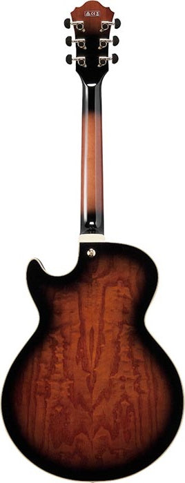 Ibanez AG95QA in Dark Brown Sunburst