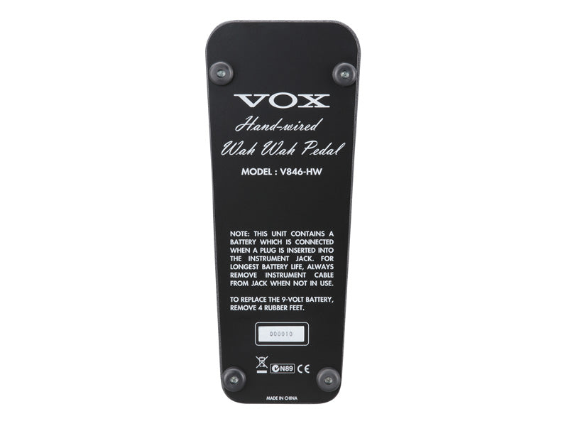 Vox V846 HW Handwired Wah Pedal