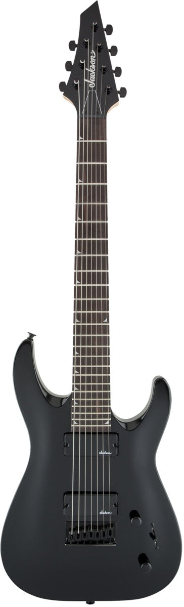 Jackson JS Series Dinky Arch Top JS22 7 DKA HT 7 String in Gloss Black