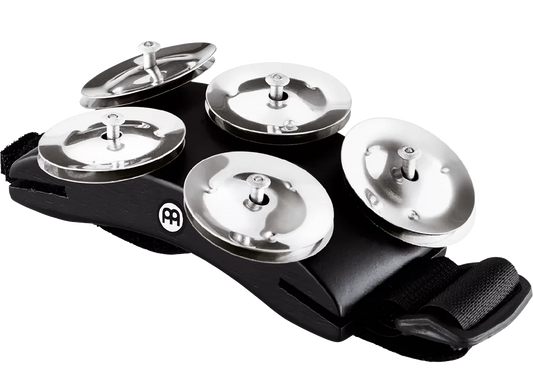 Meinl Percussion CFT5BK Cajon Foot Tambourine