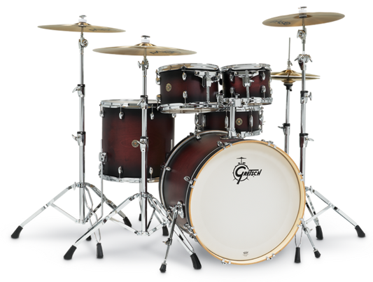 Gretsch Catalina Maple 5 piece Drum Kit in Satin Deep Cherry Burst
