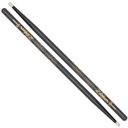Zildjian Z Custom Limited Edition Nylon Tip 5A Drumsticks in Black Chroma