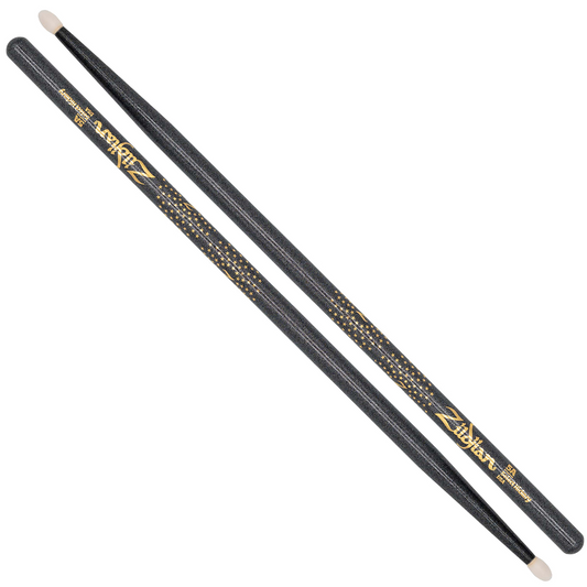Zildjian Z Custom Limited Edition Nylon Tip 5A Drumsticks in Black Chroma