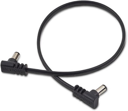 RockBoard 30cm Angled to Angled Power Supply Cable in Black