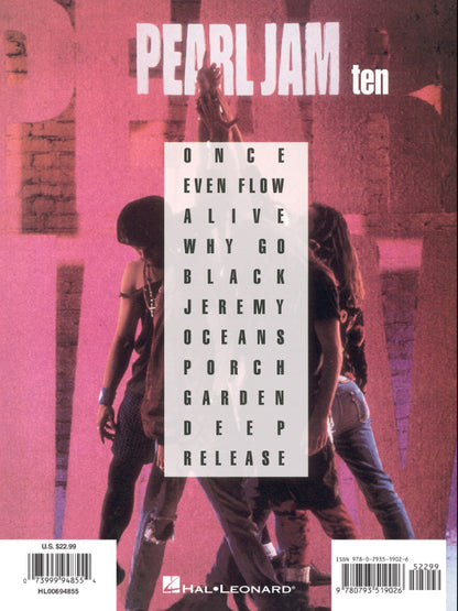Pearl Jam Ten Guitar Tab