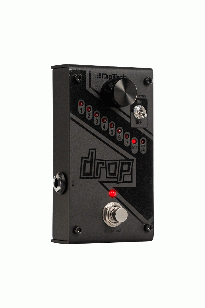 DigiTech Compact Polyphonic Drop Tune Pitch Shifter in Black