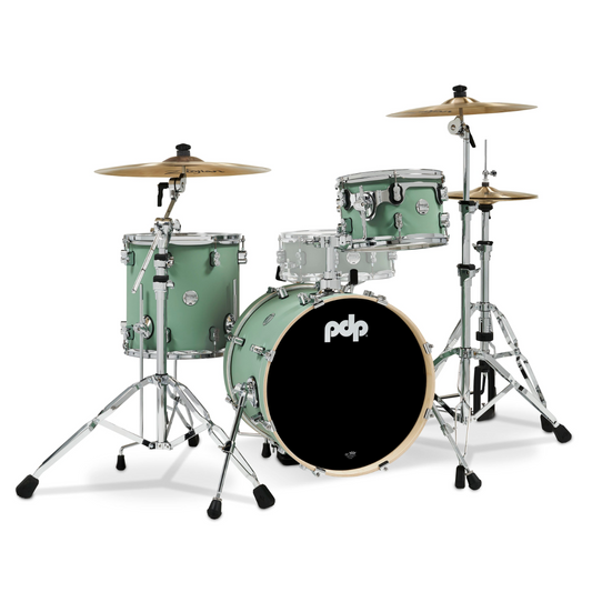 PDP Concept Maple 3-Piece Be-Bop Shell Pack in Satin Seafoam Finish