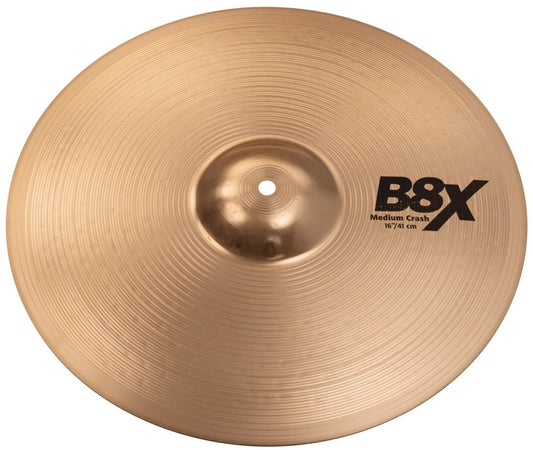 Sabian 41608X B8X Medium Crash 16"