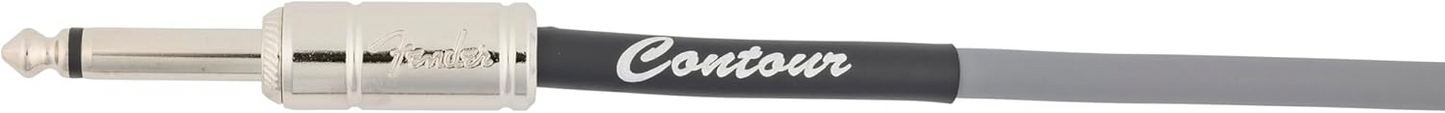 Fender Contour™ Series 30'  Coil Instrument Cable in Inca Silver