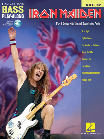 Iron Maiden Bass Play Along Volume 57 BK/OLA