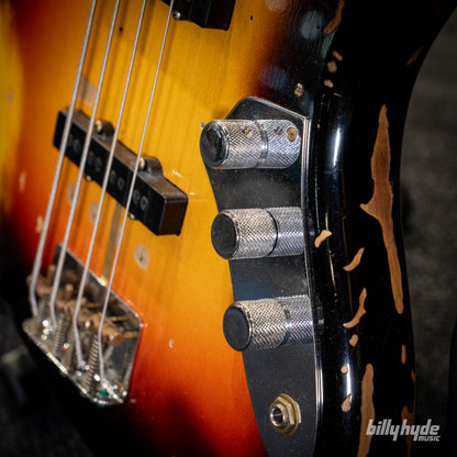 Fender Custom Shop Jaco Pastorius Tribute Fretless Jazz Bass in 3-Color Sunburst