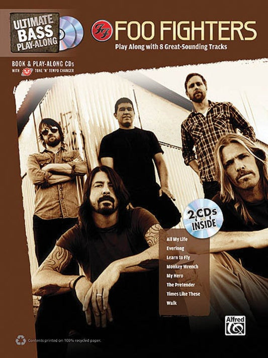 Foo Fighters Ultimate Bass Play Along Book & 2 CD