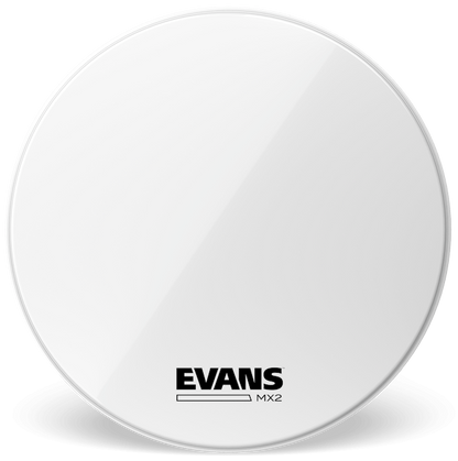 Evans MX2 White Marching 26" Bass Drum Head