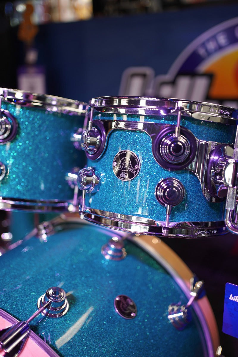 DW Collectors Series Santa Monica 4-Piece Shell Pack in Teal Glass