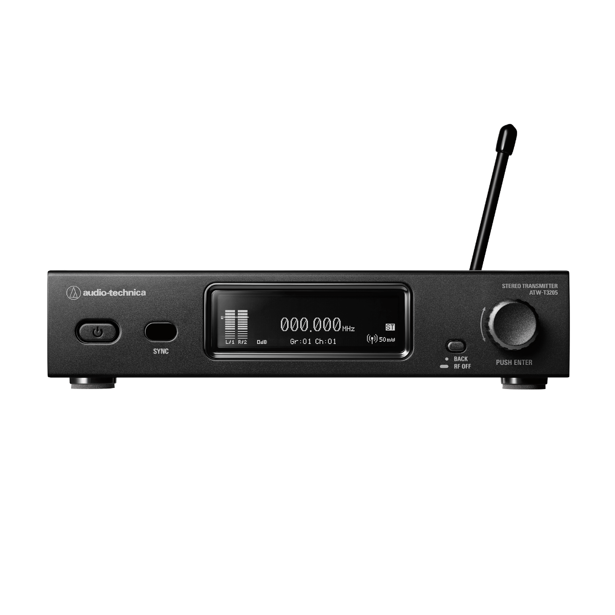 Audio-Technica 3000 Series Wireless In Ear Monitor System includes ATW-R3250 receiver + ATW-T3205 Transmitter + ATH-E40 professional in ear headphones