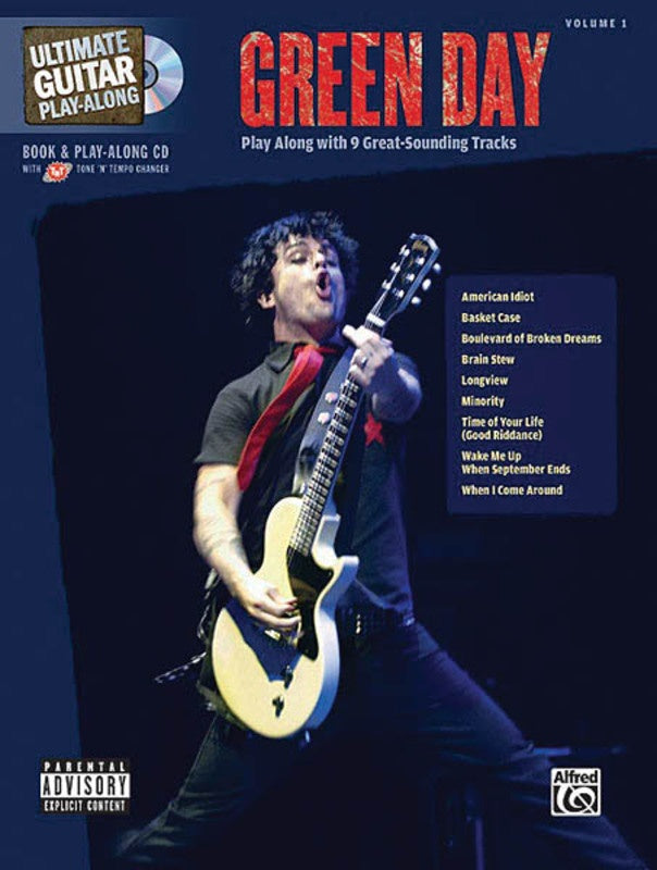 Green Day Ultimate Guitar Playalong Volume 1 BK/CD
