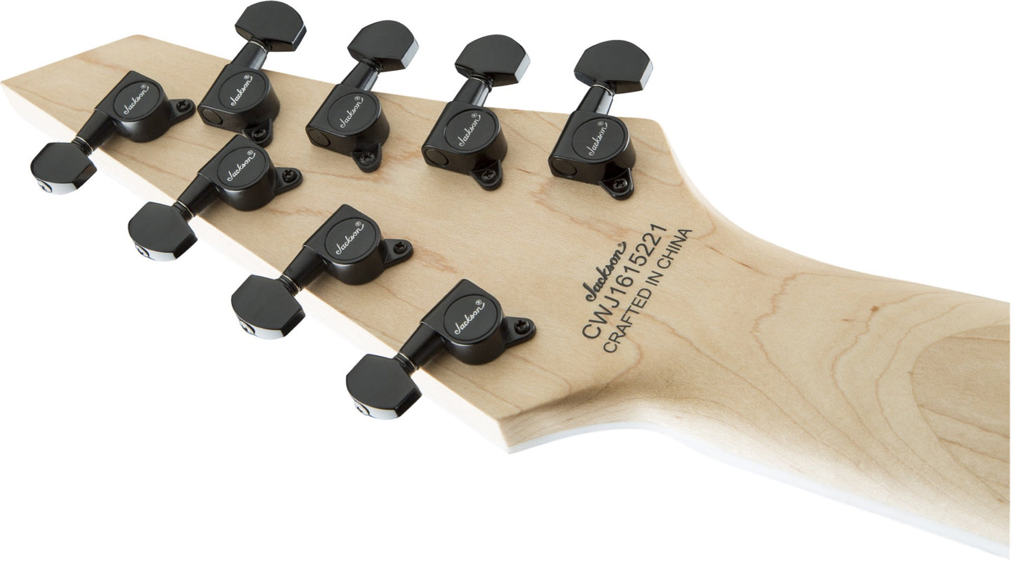 Jackson JS Series Dinky Arch Top JS32-8 DKA HT, Amaranth Fingerboard in Satin Black