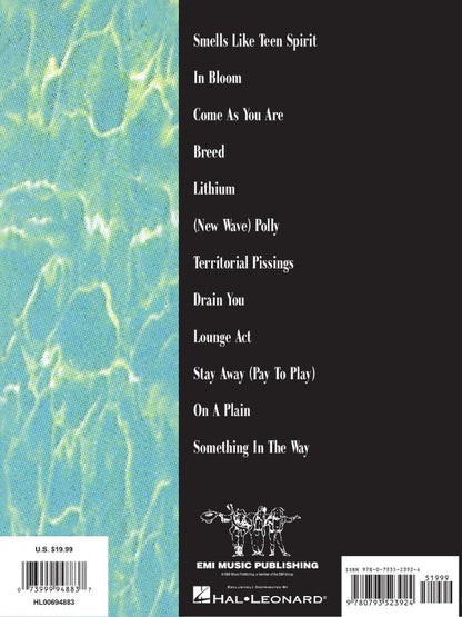 Nirvana Nevermind Revised Edition Recorded Version Guitar Tab