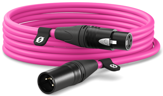 RODE XLR3 6m Premium XLR Cable in Pink