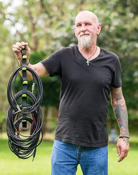 RiP RAC Lead Rack Velcro Cable Storage System RED 4 x 250mm TABS