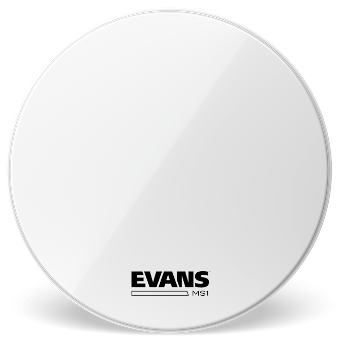 Evans MS1 White Marching 26" Bass Drum Head