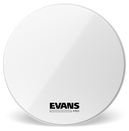 Evans MS1 White Marching 26" Bass Drum Head