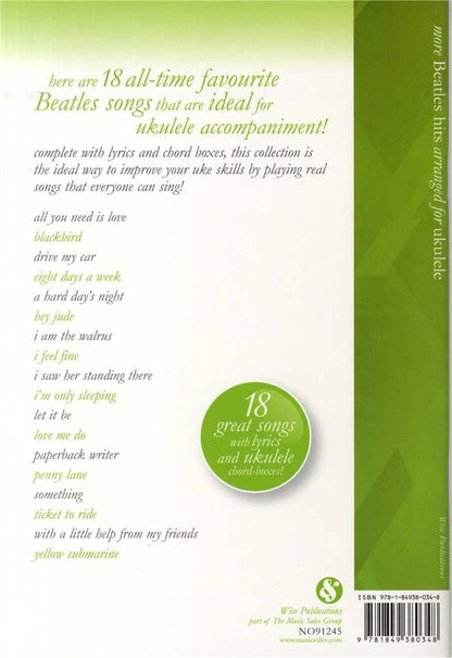 More Beatles Hits Arranged For Ukulele