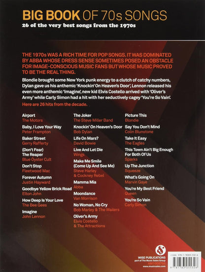 Big Book Of 70s Songs PVG