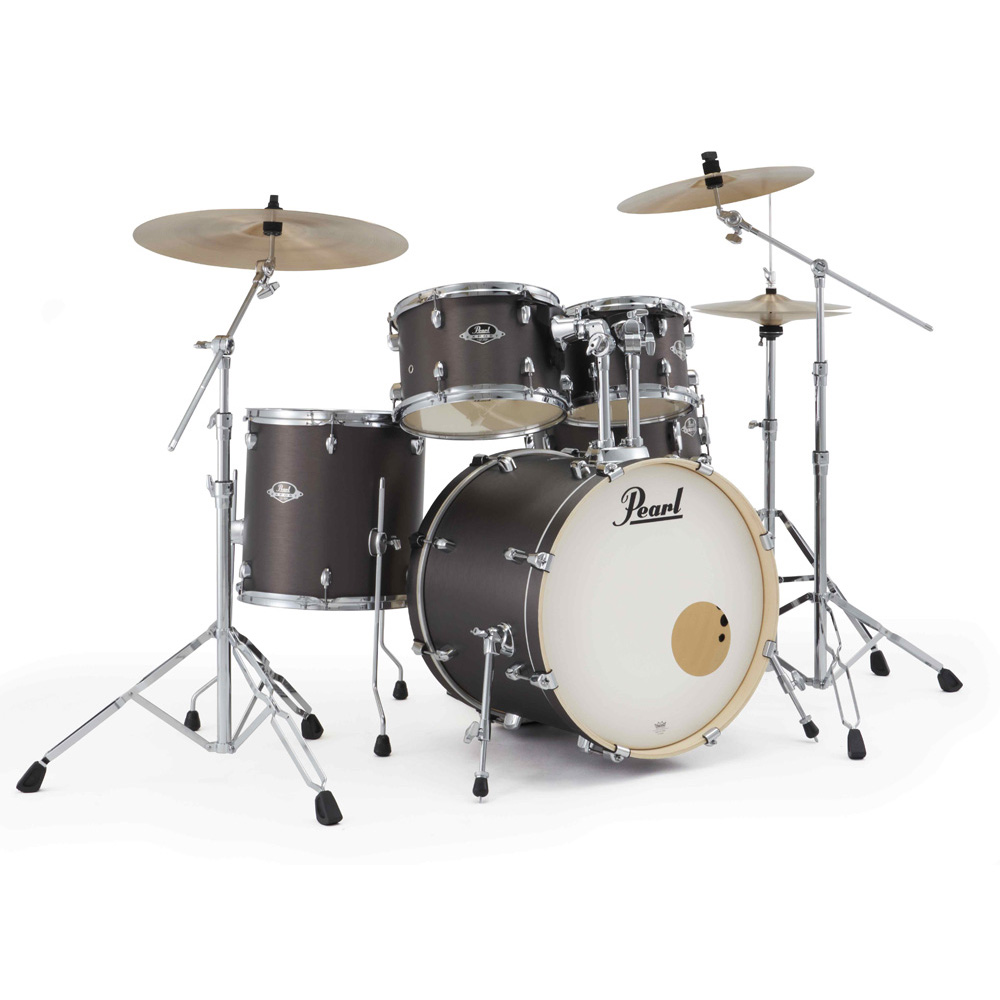 Pearl Export Plus 5-Piece Fusion Kit Drum Kit with Cymbal Pack in Brushed Bronze