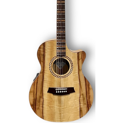 Cole Clark Studio Recording Deluxe Grand Auditorium Acoustic Electric Guitar in Natural