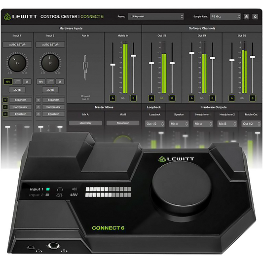 Lewitt Connect 6 Dual USB-C Audio Interface