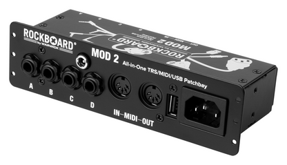RockBoard MOD 2 V2 All in One TRS, MIDI And USB Patchbay