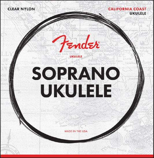 Fender  California Coast Soprano Ukulele Strings