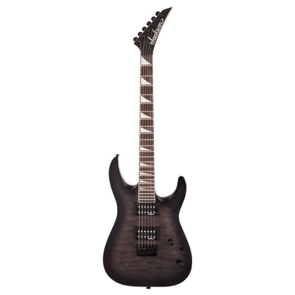 Jackson JS Series Dinky Arch Top JS32Q DKA HT in Transparent Black Burst