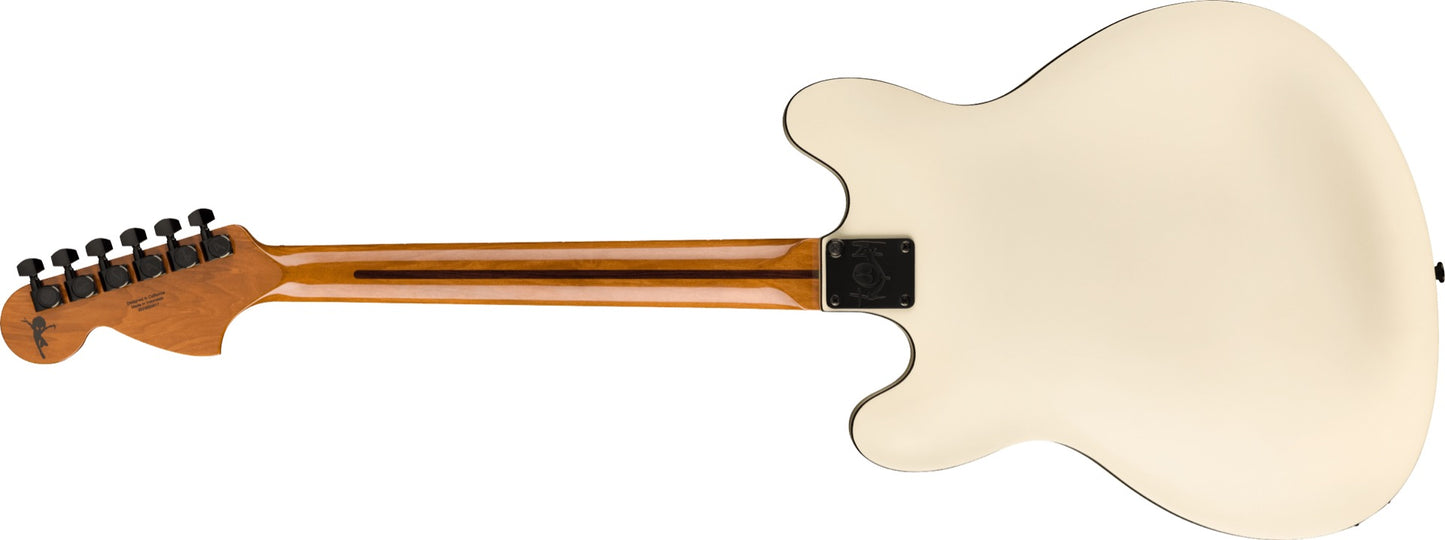 Fender Tom DeLonge Starcaster in Satin Olympic White