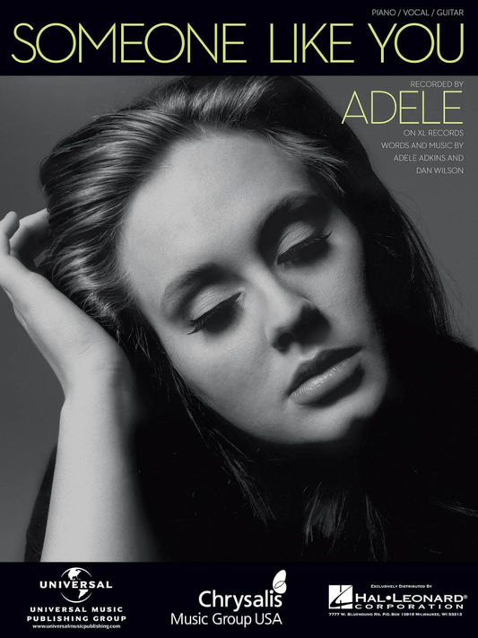 Adele Someone Like You PVG S/S