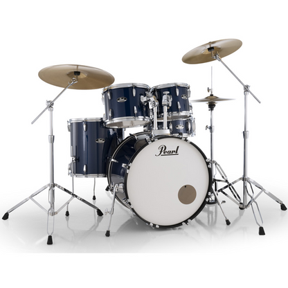 Pearl Roadshow-Plus 5-Piece Drum Kit with Pearl Cymbal Pack in Royal Blue Metallic