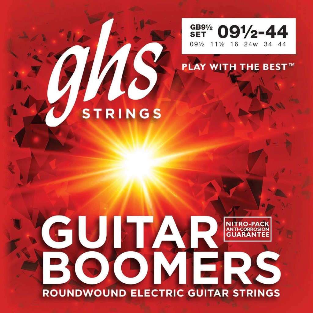 GHS GB9 1/2 Boomers Electric Extra Light Guitar Strings 9.5-44 Gauge