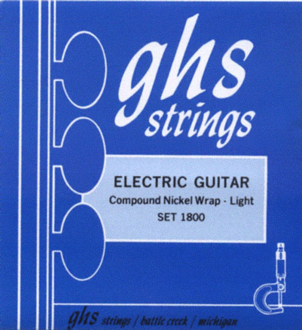 GHS 1800 Composite Nickel Rollerwound Electric Guitar Strings 11-52 Gauge
