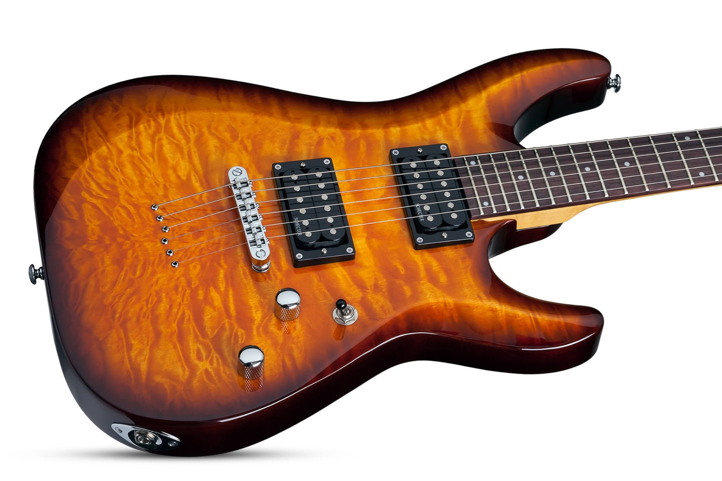 Schecter C 6 Plus in Vintage Sunburst