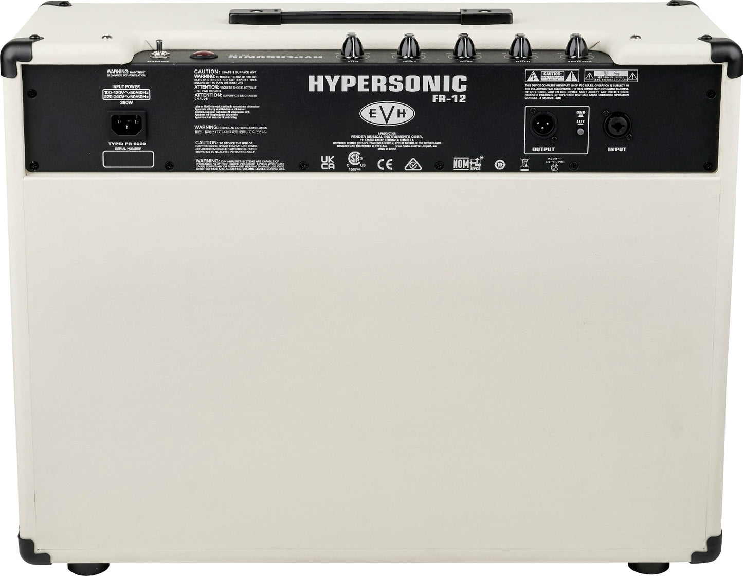 EVH 5150III Hypersonic FRFR 12 1x12" Cabinet in Ivory, 240V AUS