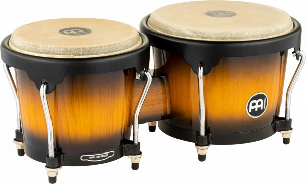 Meinl Percussion 6.75" and 8" Wood Bongo in Vintage Sunburst
