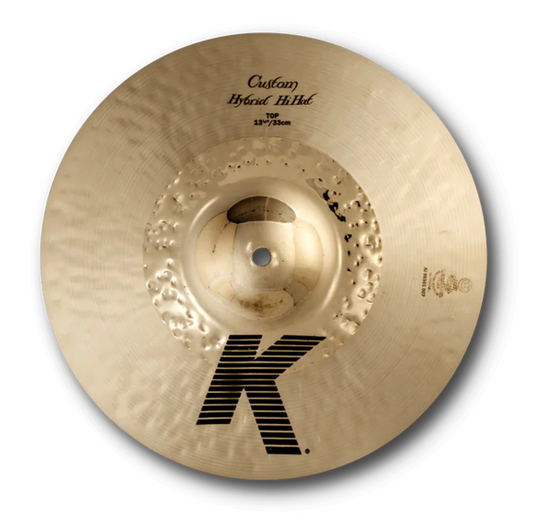 Zildjian 13 1/4" K Custom Hybrid Hi Hat Top