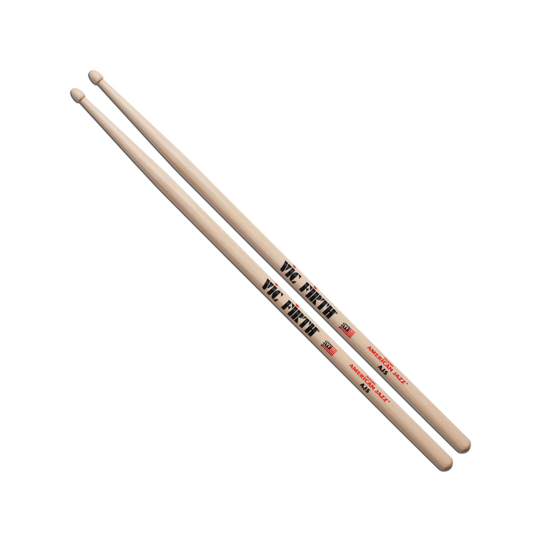 Vic Firth American Jazz AJ5 Wood Tip Drumsticks