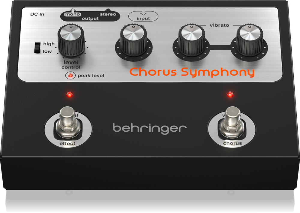 Behringer Chorus Symphony Chorus and Vibrato Guitar Pedal